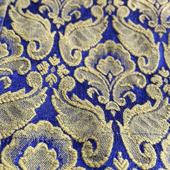 ASTR Jacquard Green Blue Mini Dress Retro Sleeveless Paisley Y2K Cut Out - Picture 6 of 6